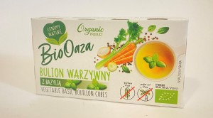 KOSTKA ROSOŁOWA WARZYWNA Z BAZYLIĄ BIOOAZA 66G
