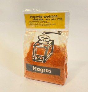 PAPRYKA WĘDZONA 100G MAGROS