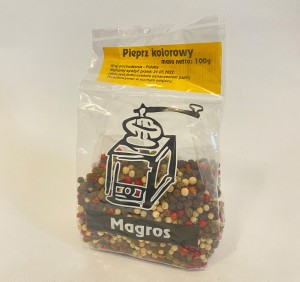 PIEPRZ NATURALNY KOLOROWY 100G MAGROS