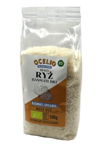 BIAŁY RYŻ BASMATI BIO 500G OCELIO
