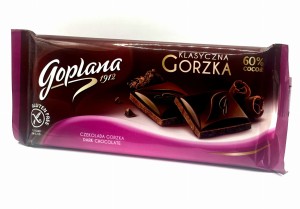 CZEKOLADA GORZKA 90G GOPLANA