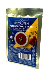 ZUPA POMIDOROWA Z RYŻEM 25G BEZGLUTEN
